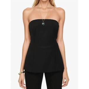 NEW CAMI NYC lliya strapless top in black